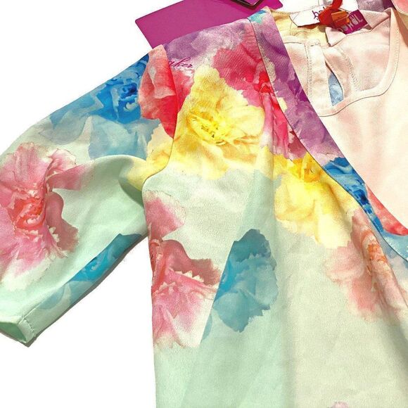 Ted Baker Girl's Floral Kimono 2-Piece Set - Picture 3 of 9